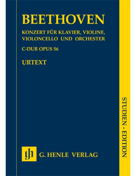 Concerto C major op. 56 for Piano, Violin, Violoncello and Orchestra