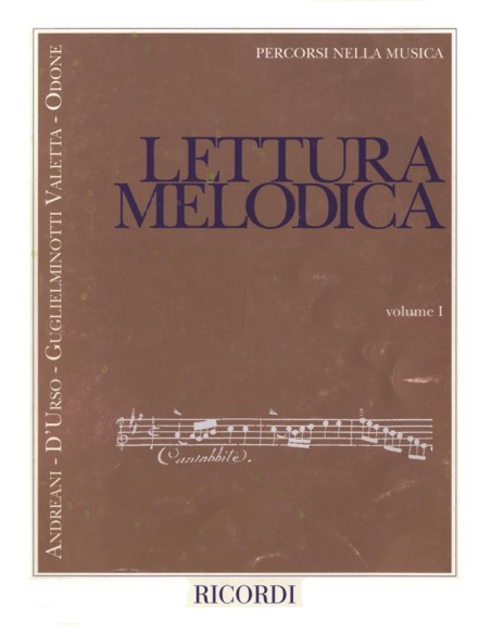 Lettura melodica - vol. 1